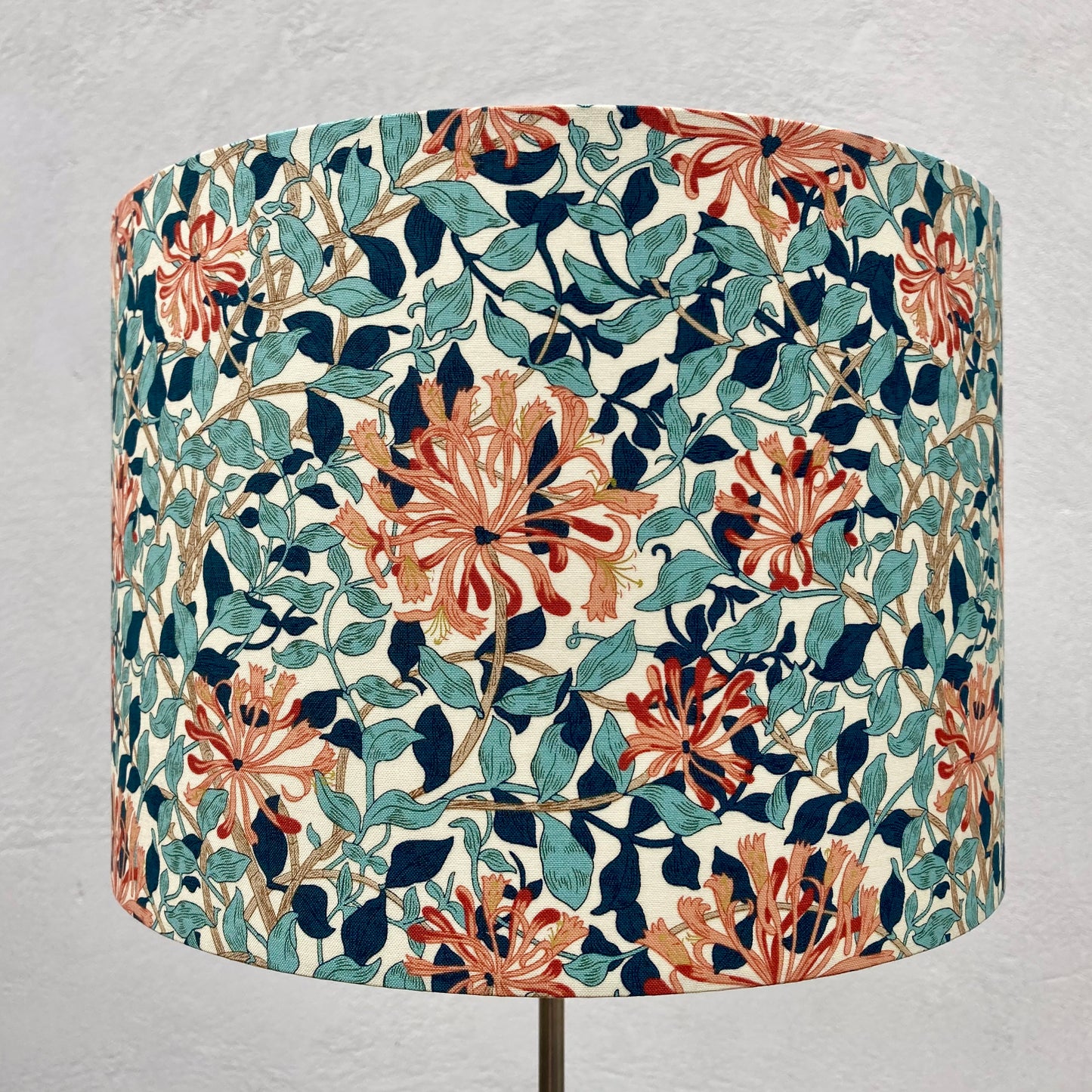 William Morris Honeysuckle Fabric Lampshade for Table or Ceiling Lamps