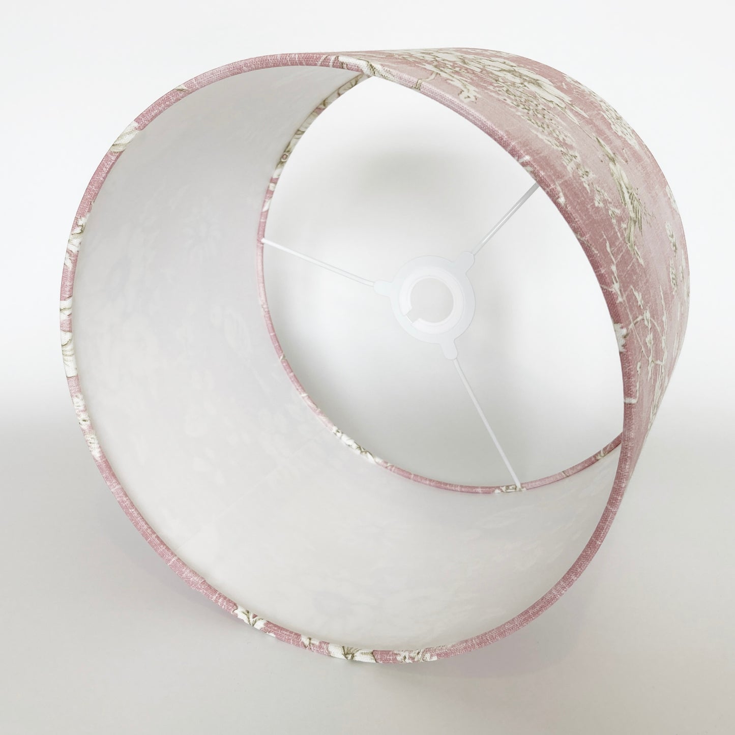 Barley Beige Finch Bird Fabric Lampshade for Table or Ceiling Lamps