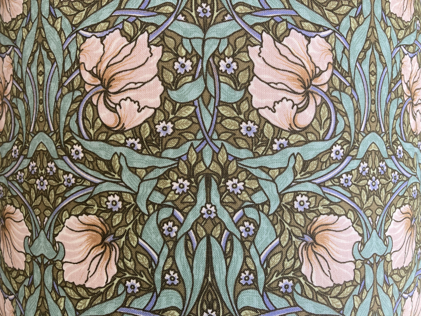 William Morris Green Pimpernel Fabric Lampshade for Table or Ceiling Lamps