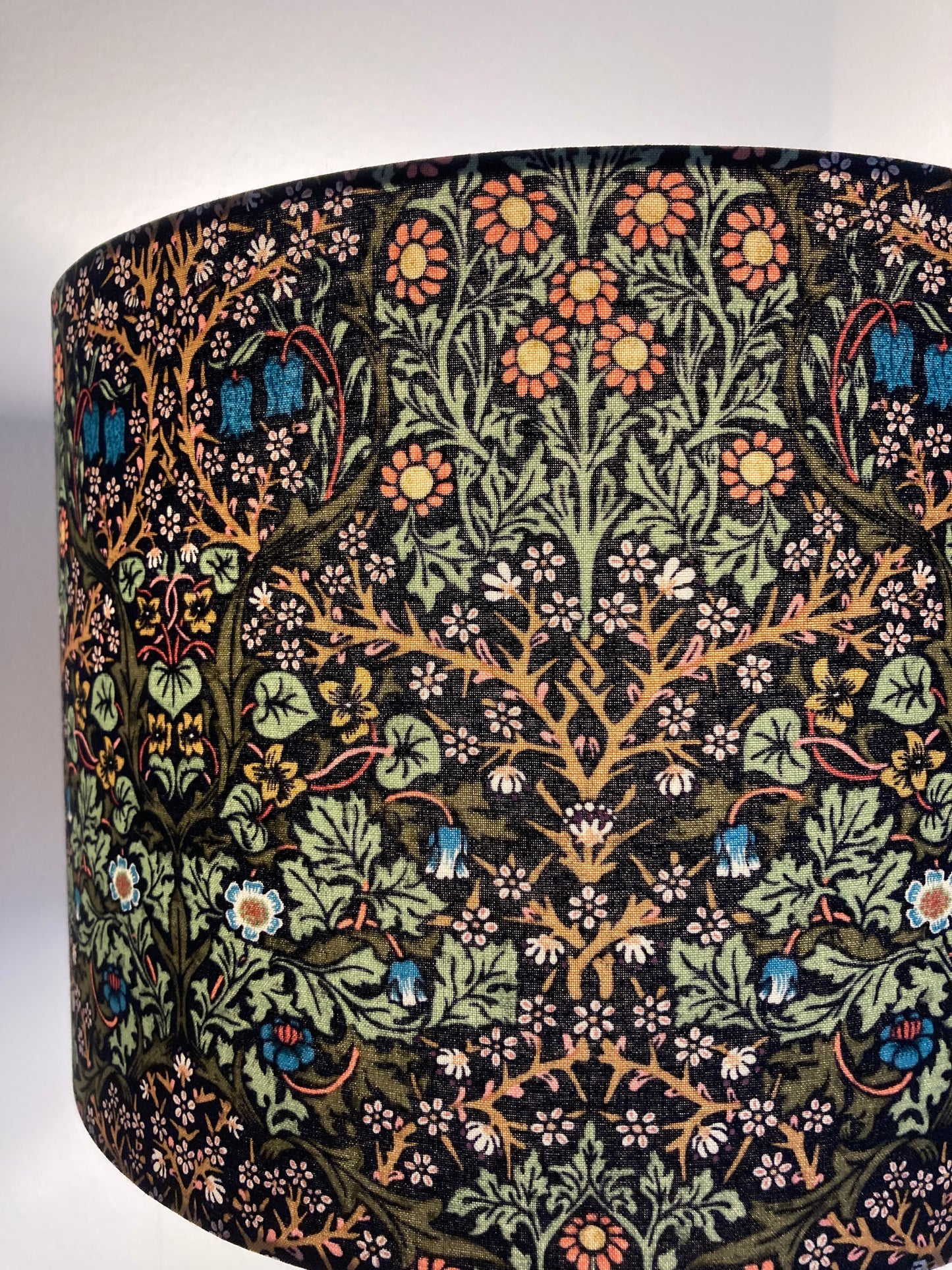 William Morris Blackthorn Fabric Lampshade for Table or Ceiling Lamps