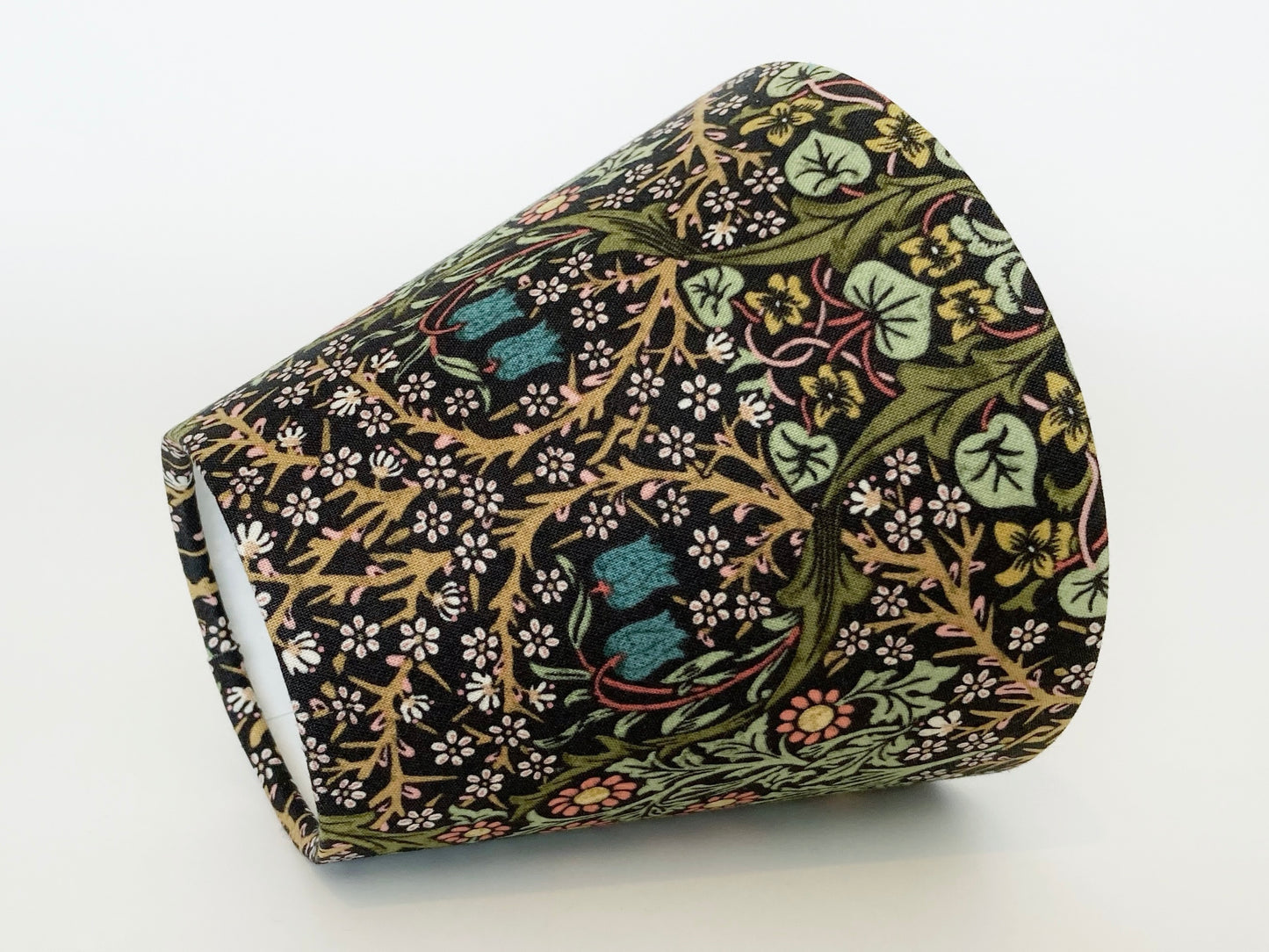 William Morris Blackthorn Fabric Candle Clip Lampshade