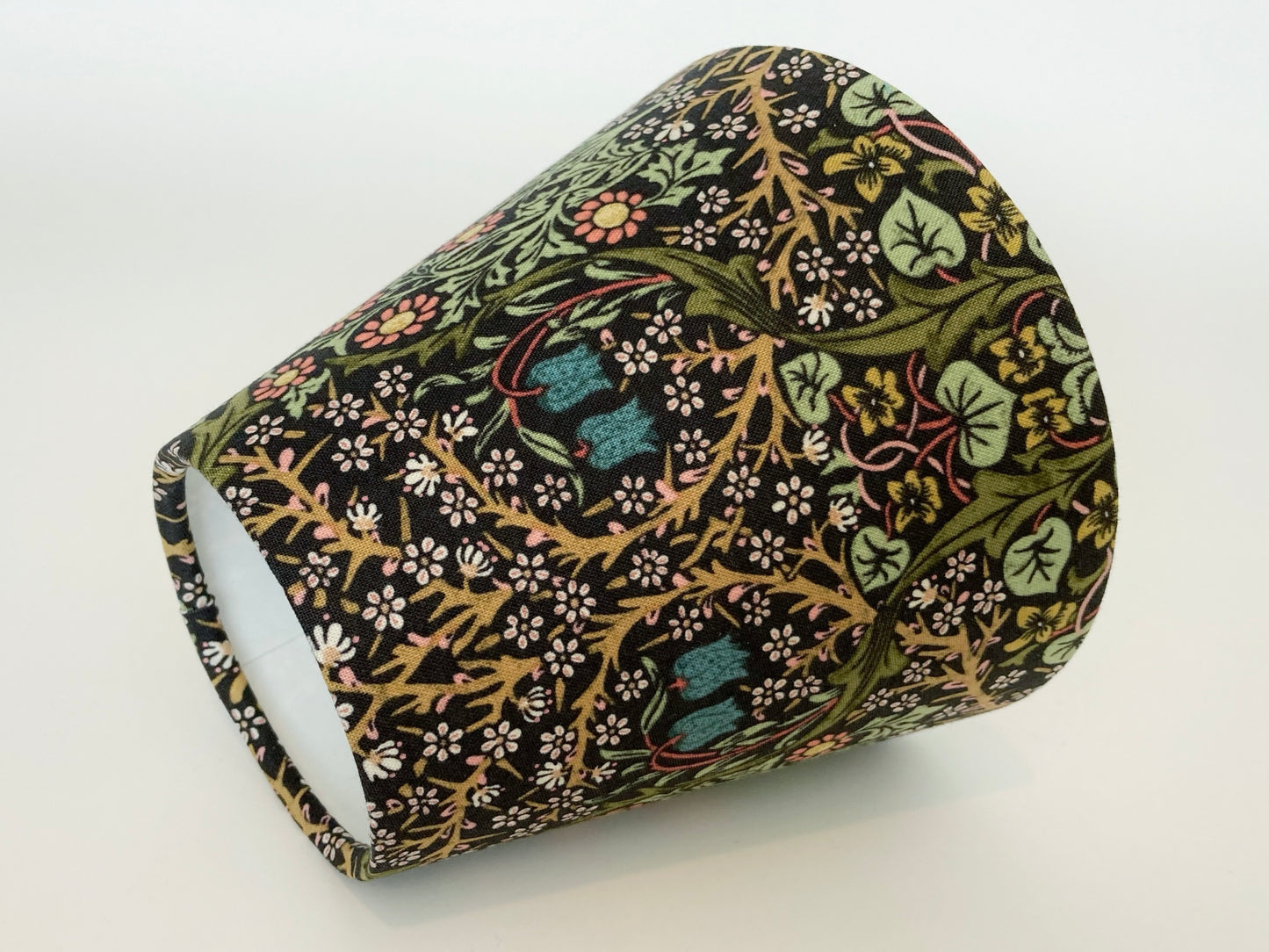 William Morris Blackthorn Fabric Candle Clip Lampshade
