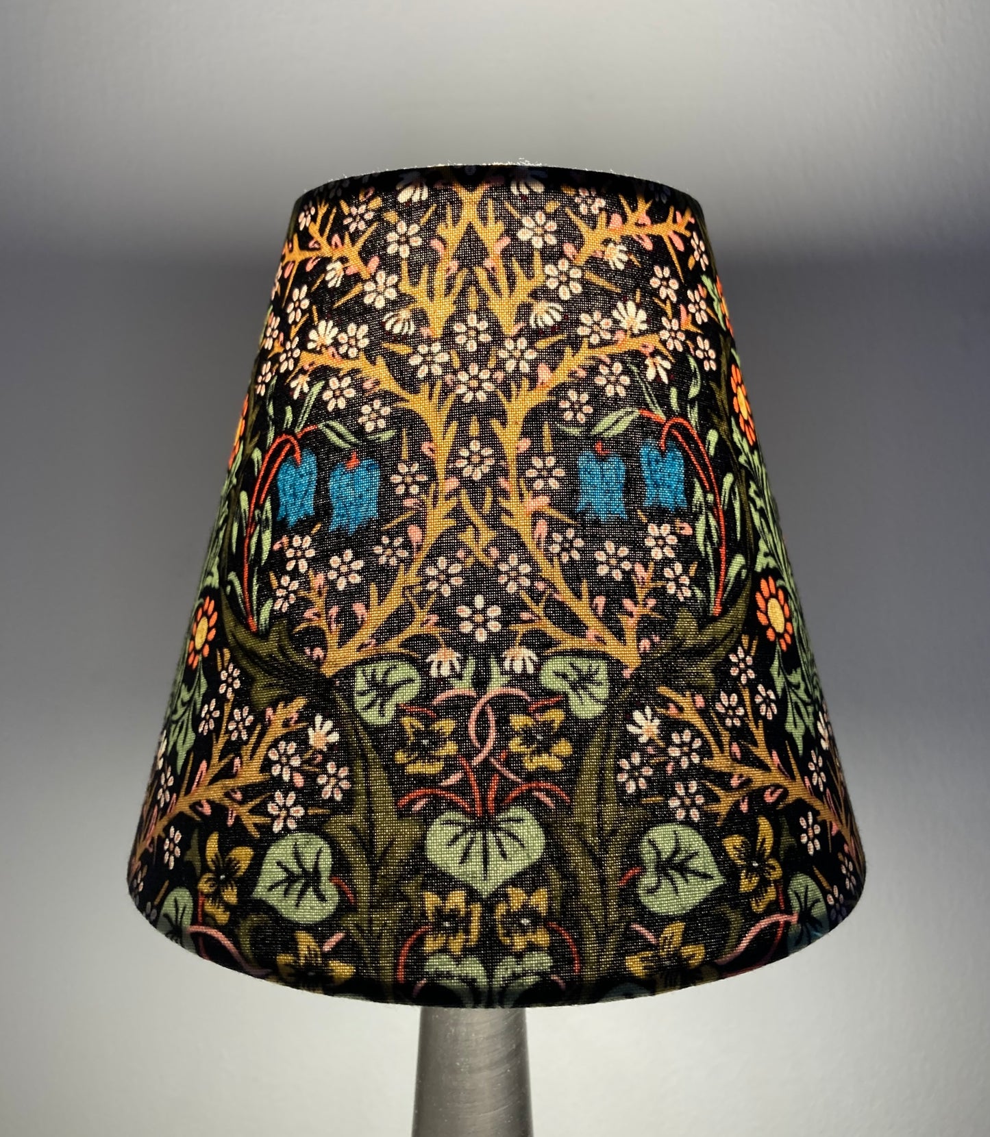 William Morris Blackthorn Fabric Candle Clip Lampshade