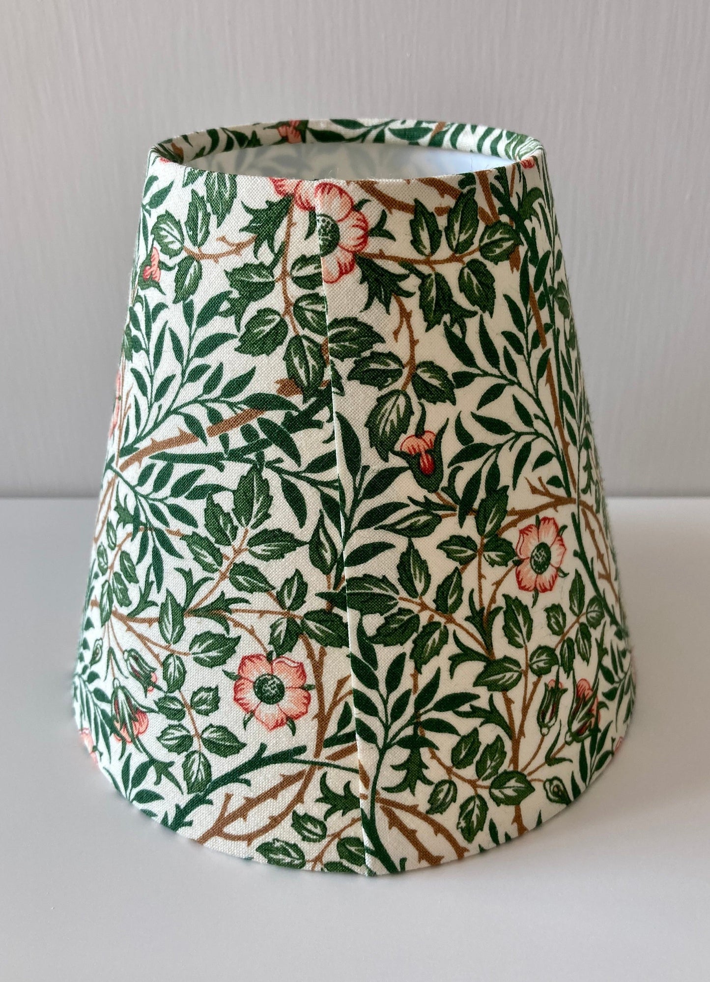 William Morris Sweet Briar Fabric Candle Clip Lampshade