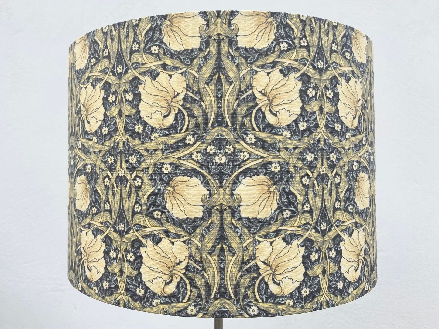 William Morris Pimpernel Cream and Blue Fabric Lampshade