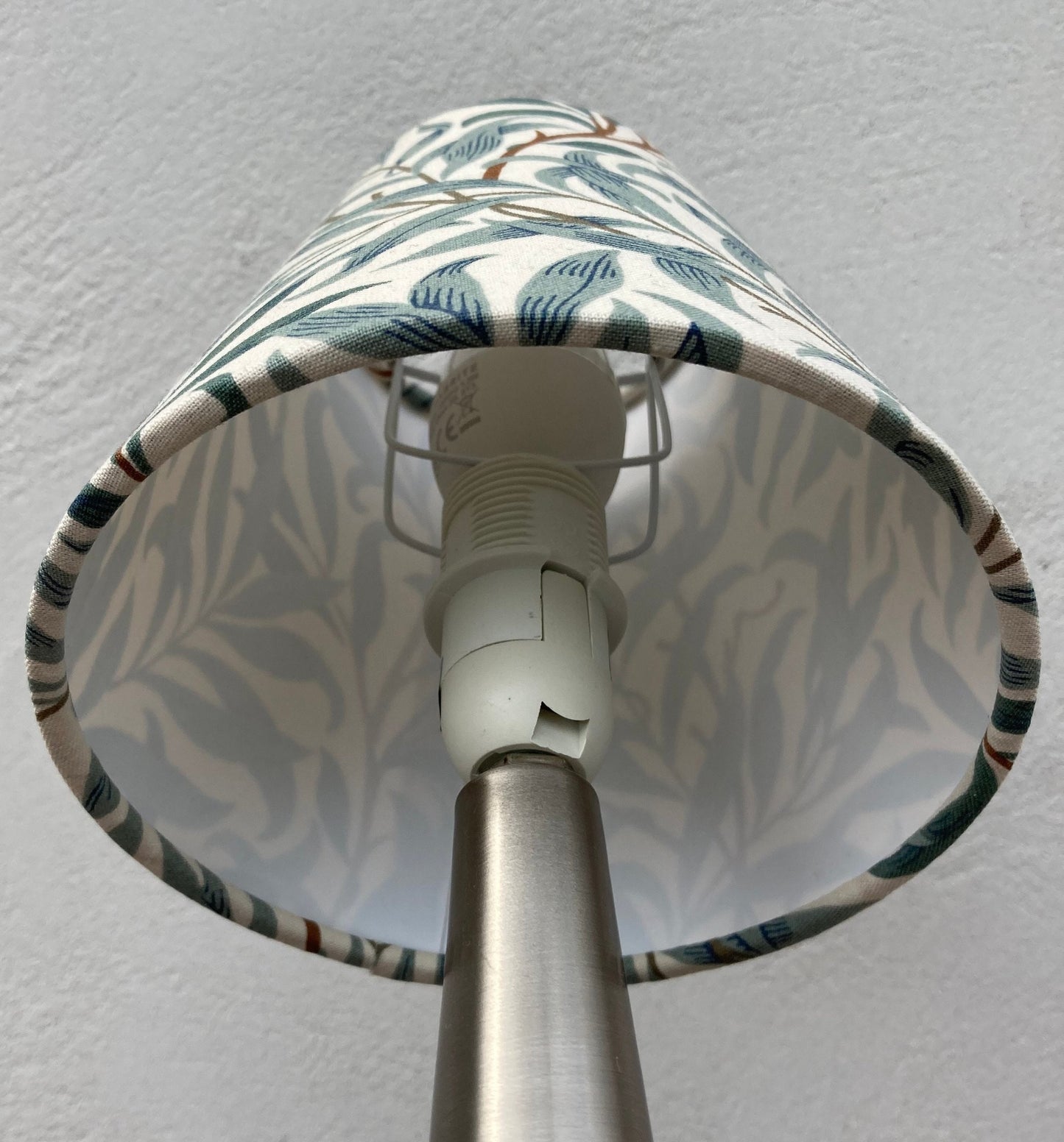 William Morris Willow Bough Fabric Candle Clip Lampshade