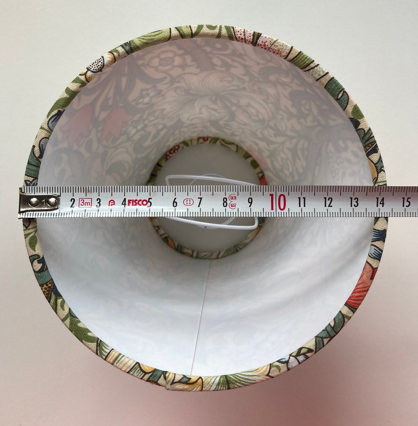 William Morris Golden Lily Fabric Candle Clip Lampshade