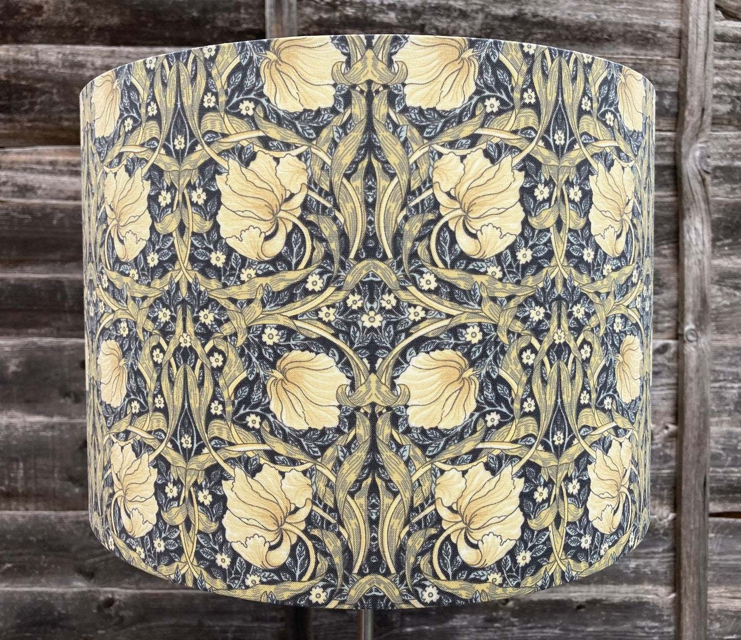 William Morris Pimpernel Cream and Blue Fabric Lampshade
