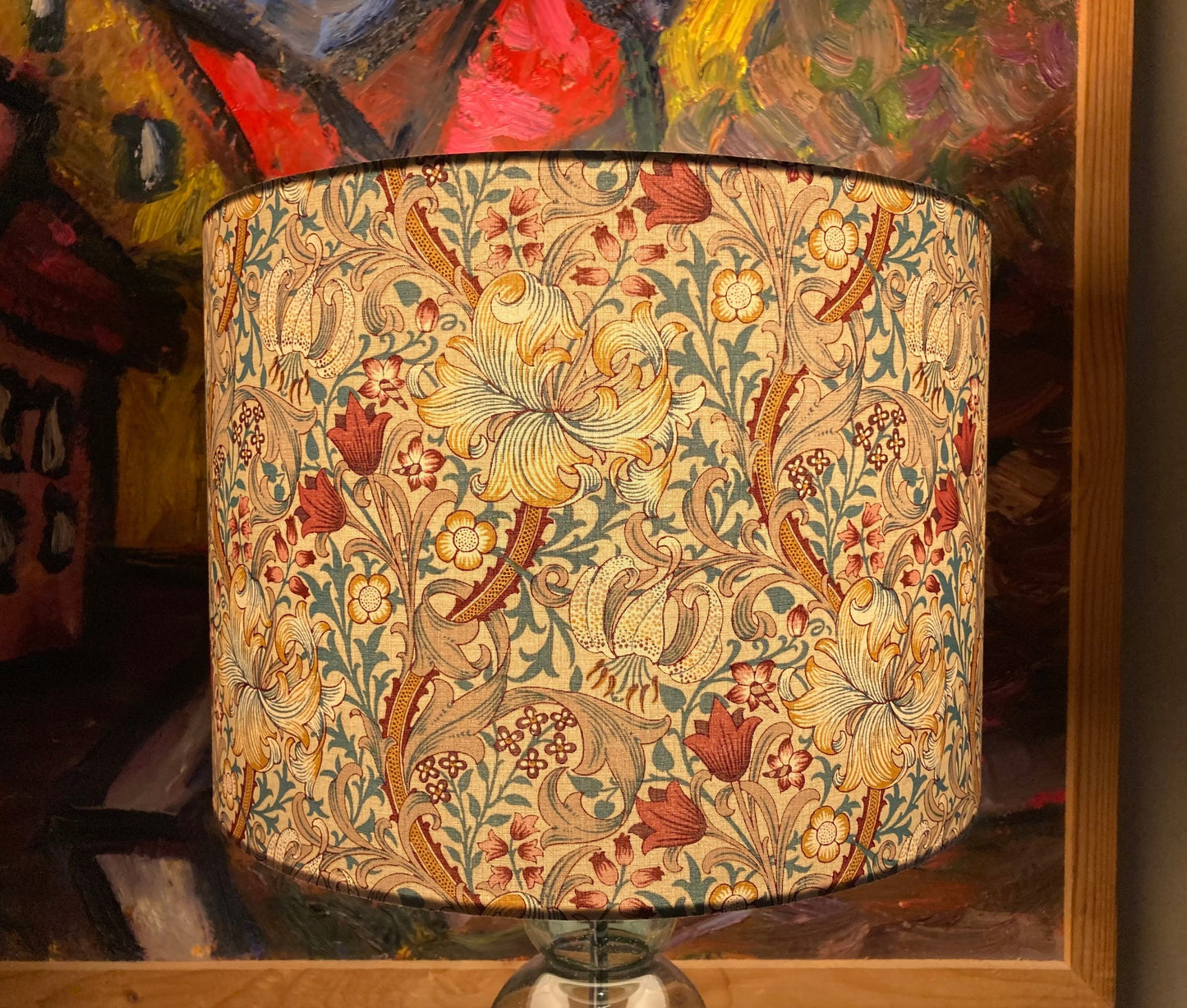 William Morris Golden Lily Dusk Lampshade for Table or Ceiling Lamps