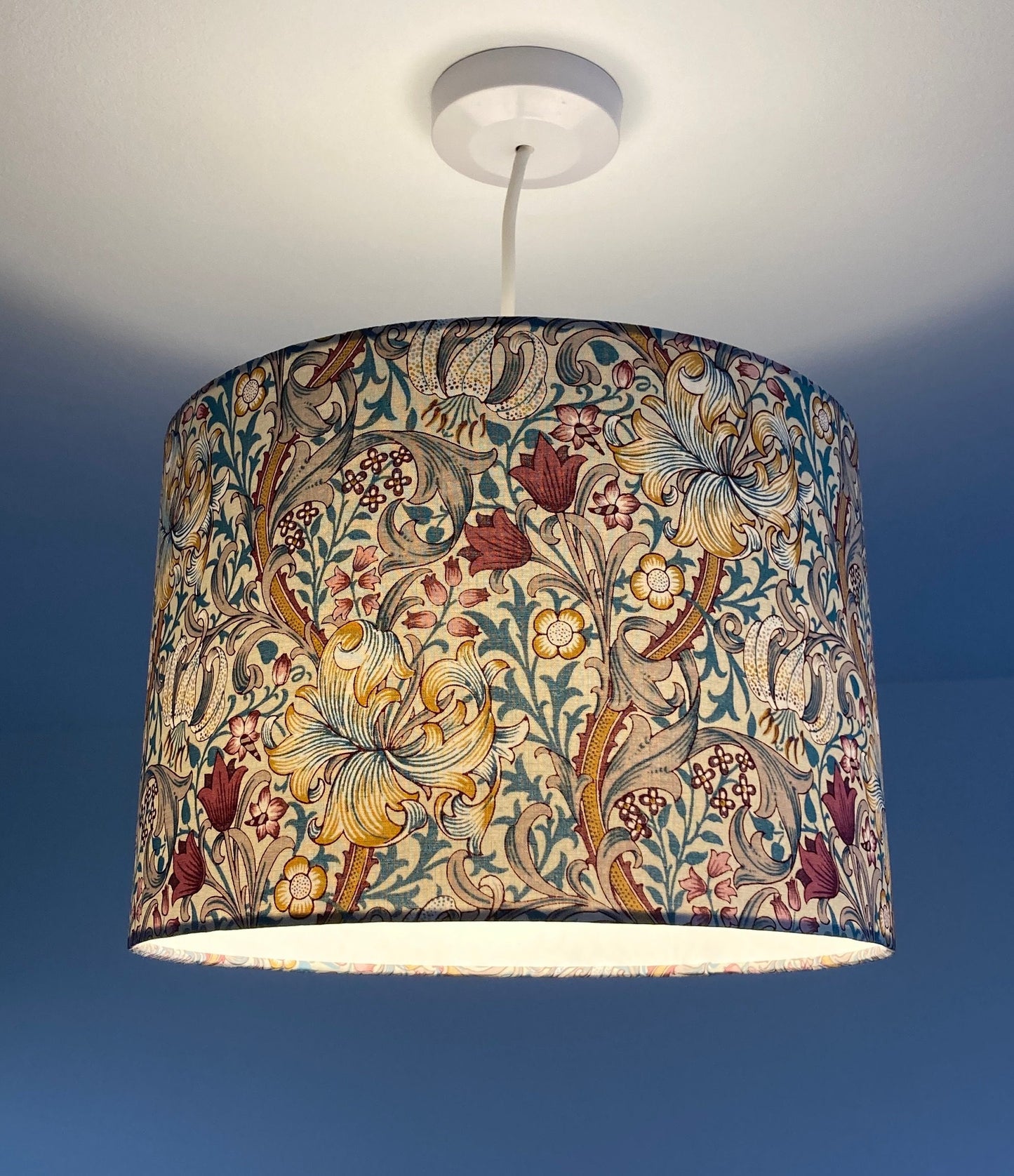 William Morris Golden Lily Dusk Lampshade for Table or Ceiling Lamps