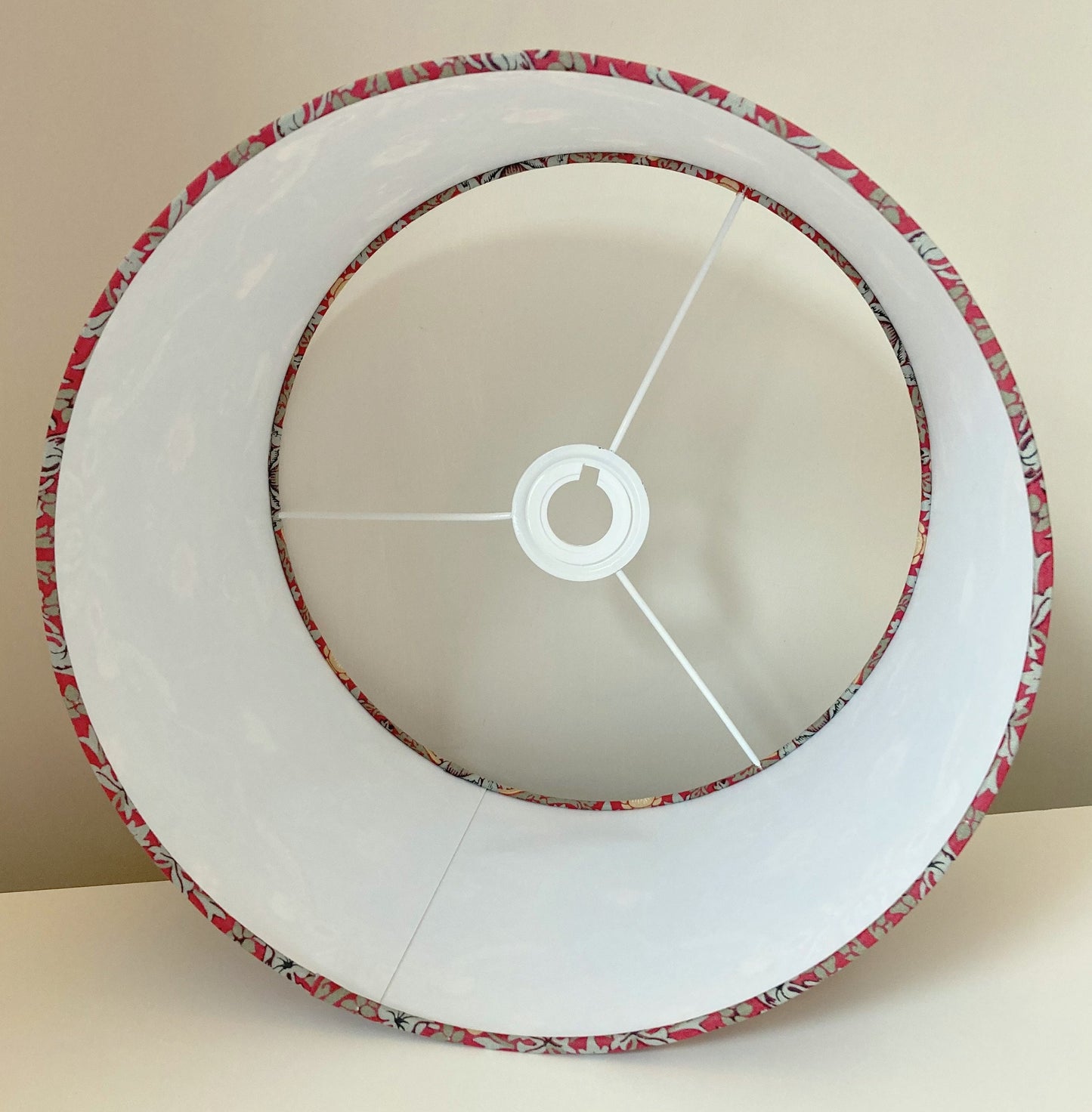 William Morris Red Strawberry Lampshade for Table or Ceiling Lamps