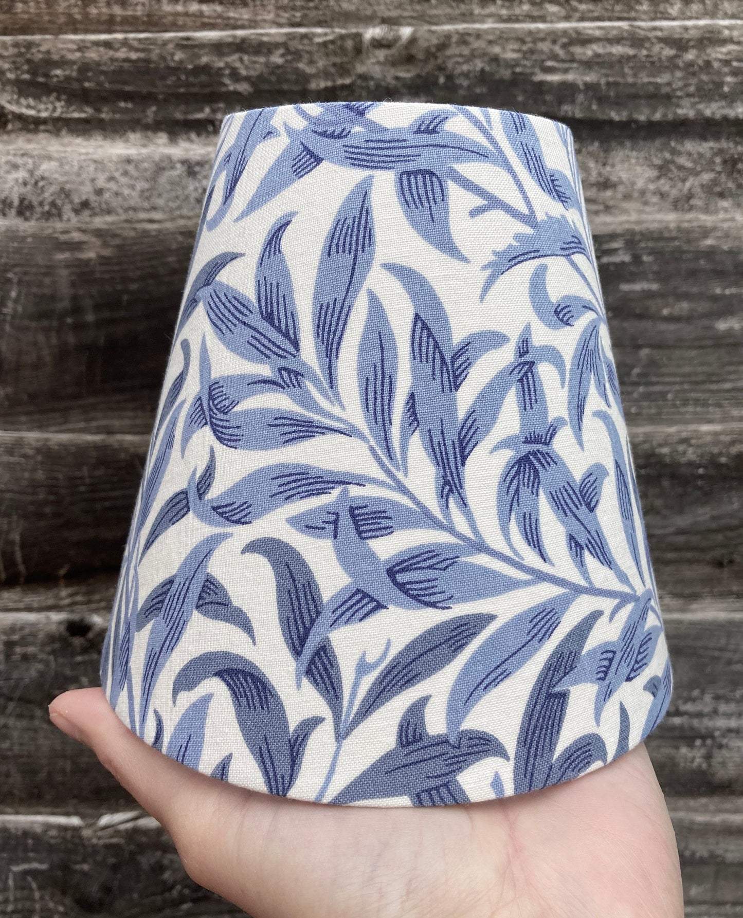 William Morris Willow Bough Fabric Candle Clip Lampshade