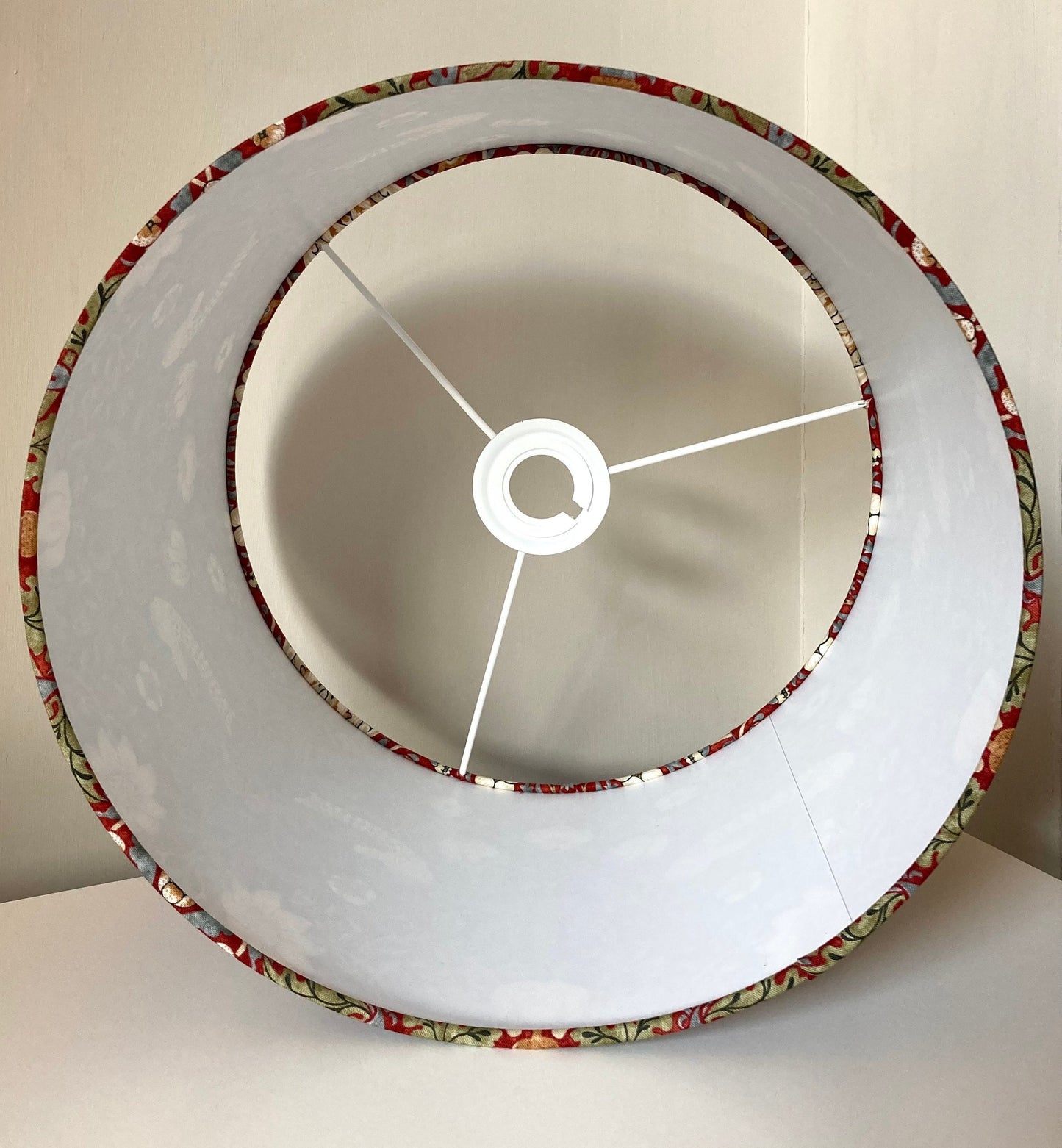 William Morris Dark Red Strawberry Thief Lampshade for Table or Ceiling Lamps