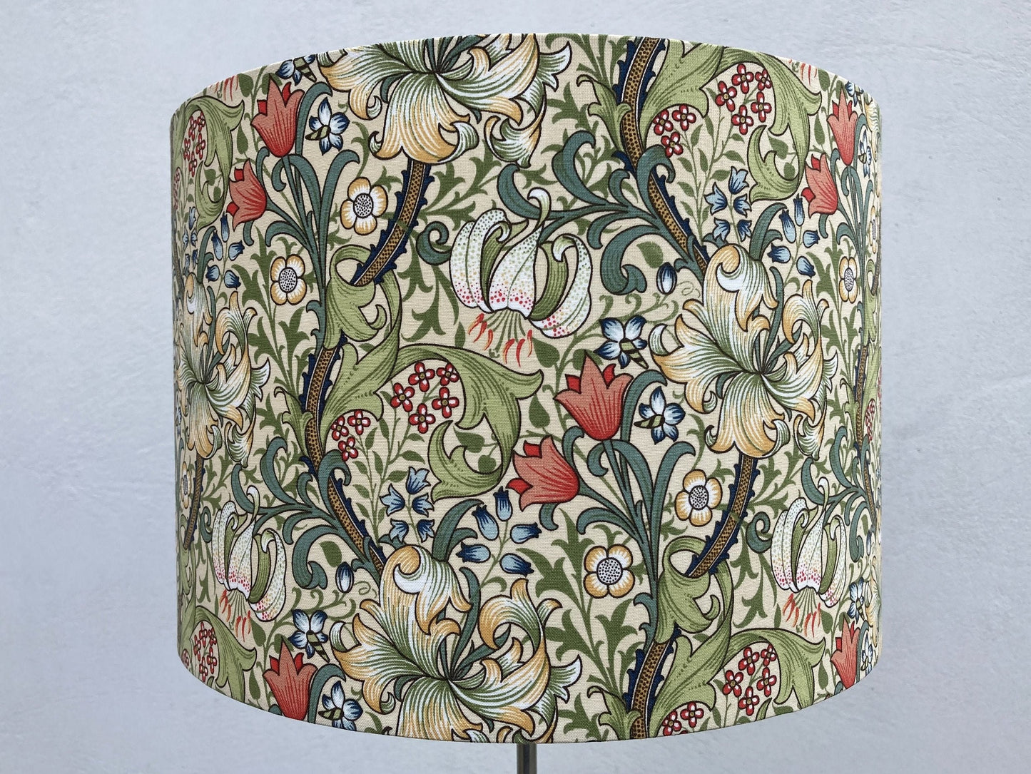William Morris Golden Lily Fabric Lampshade for Table or Ceiling Lamps