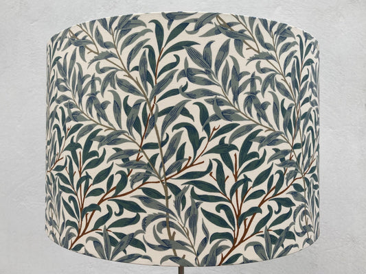 William Morris Green Willow Bough Fabric Lampshade for Table or Ceiling Lamps