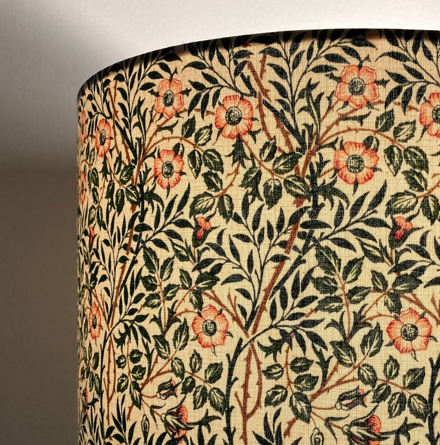 William Morris Sweet Briar Fabric Lampshade for Table or Ceiling Lamps