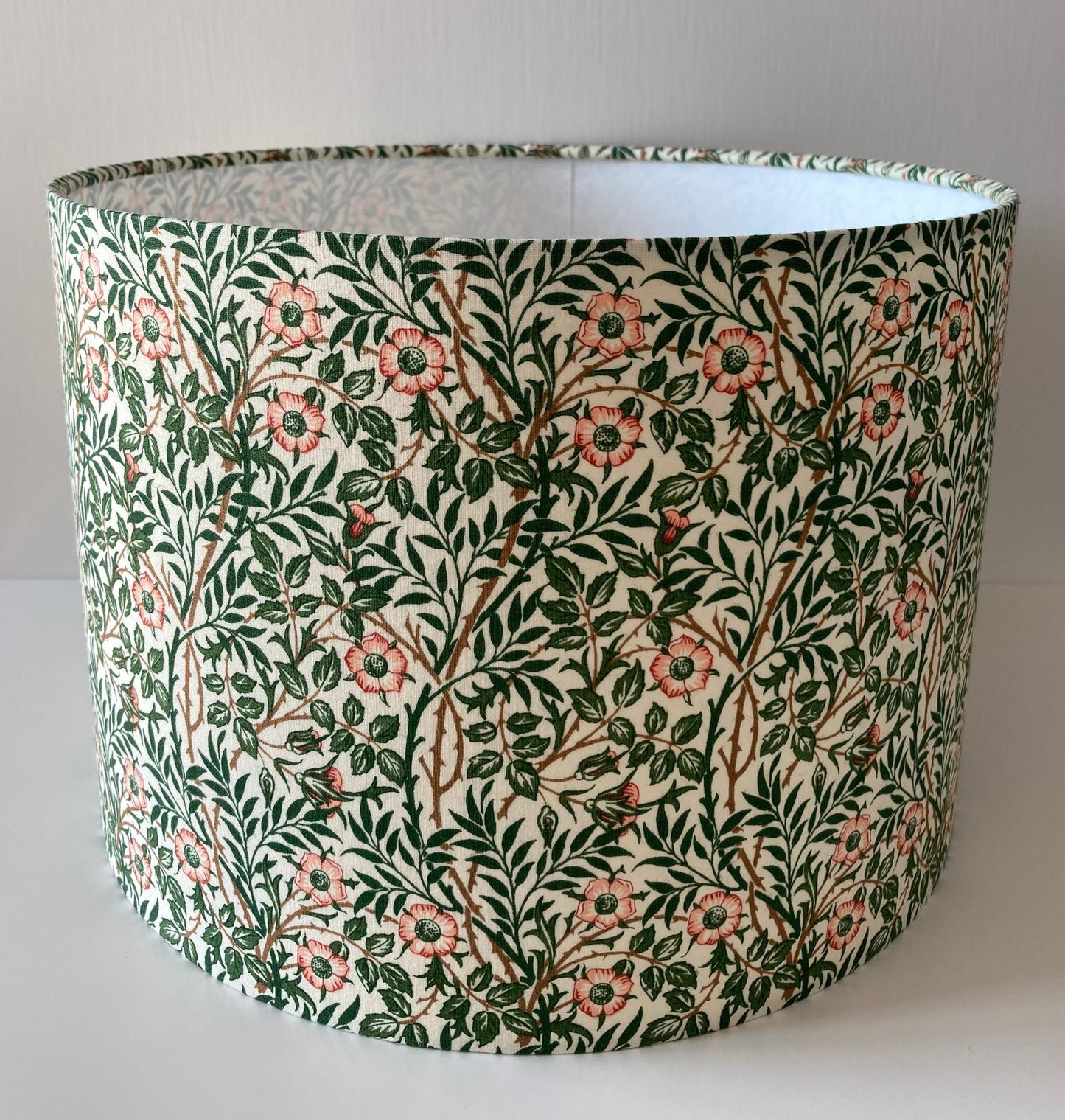 William Morris Sweet Briar Fabric Lampshade for Table or Ceiling Lamps