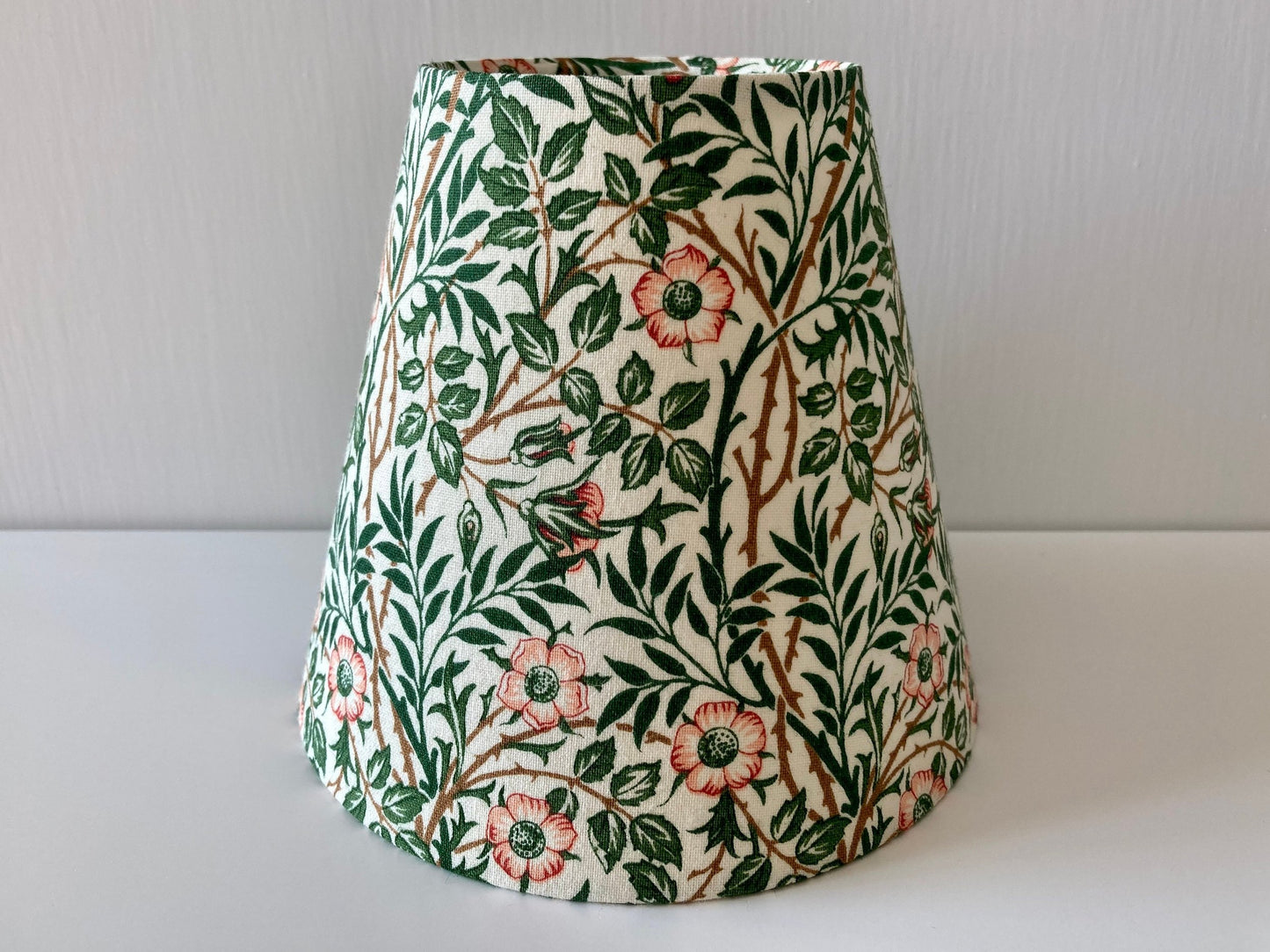William Morris Sweet Briar Fabric Candle Clip Lampshade