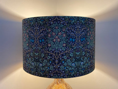 William Morris Blackthorn Fabric Lampshade for Table or Ceiling Lamps