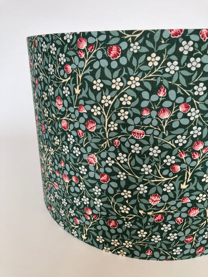 William Morris Green Clover Lampshade for Table or Ceiling Lamps