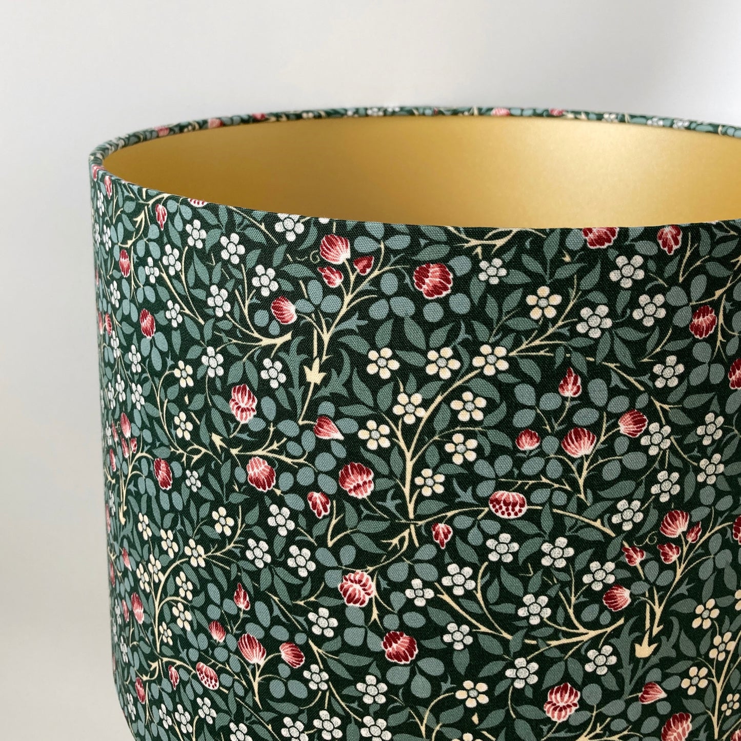 William Morris Green Clover Lampshade for Table or Ceiling Lamps