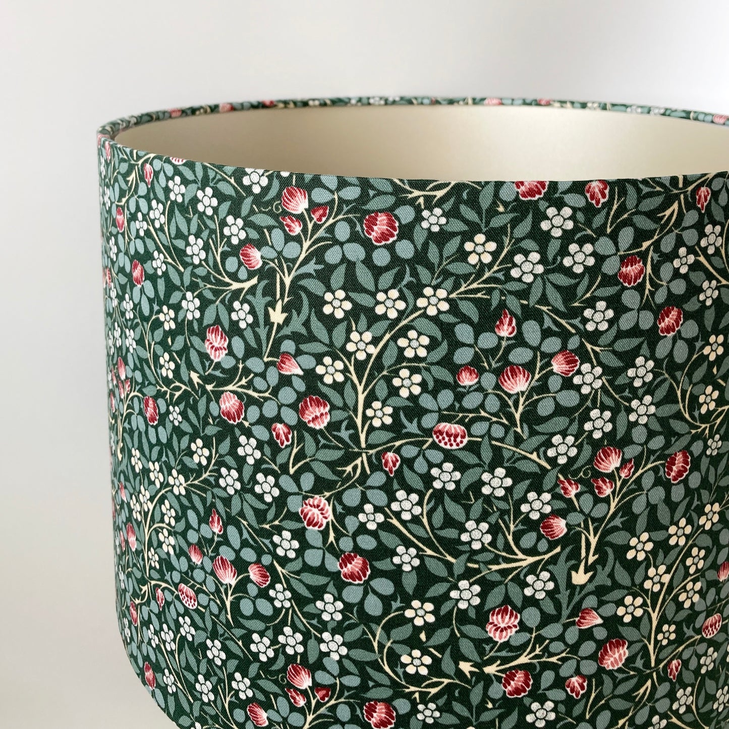 William Morris Green Clover Lampshade for Table or Ceiling Lamps