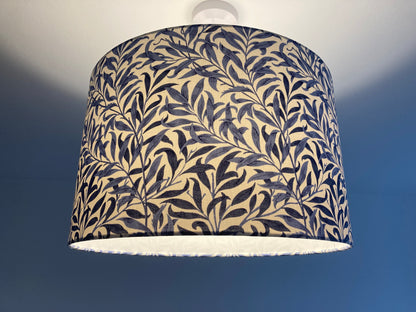 William Morris Blue Willow Bough Fabric Lampshade for Table or Ceiling Lamps