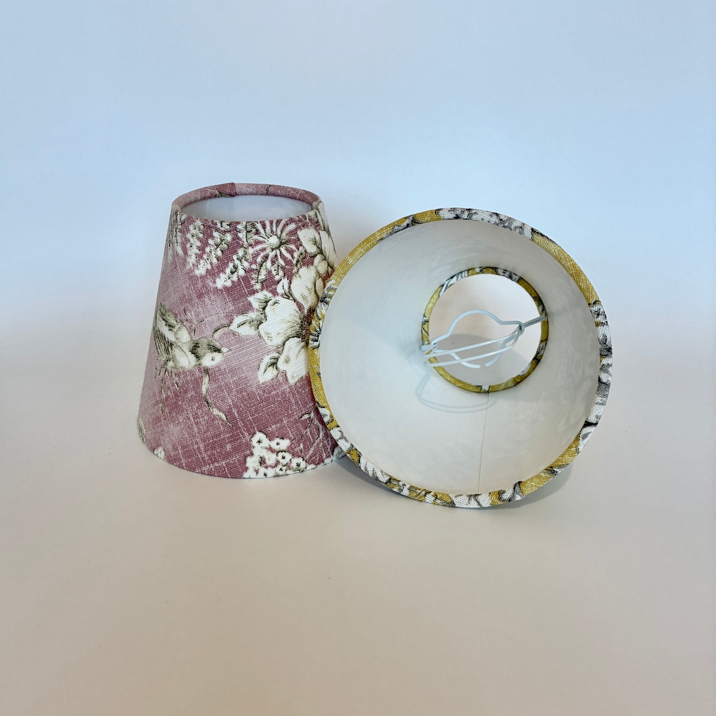 Yellow or Pink Bird Candle Clip Lampshade