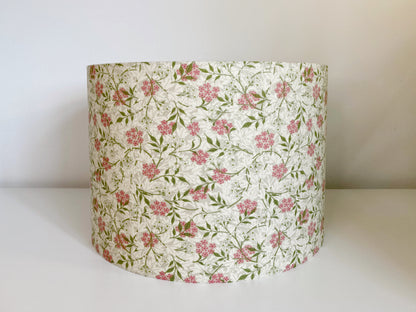 William Morris Jasmine Blush Pink Lampshade for Table or Ceiling Lamps