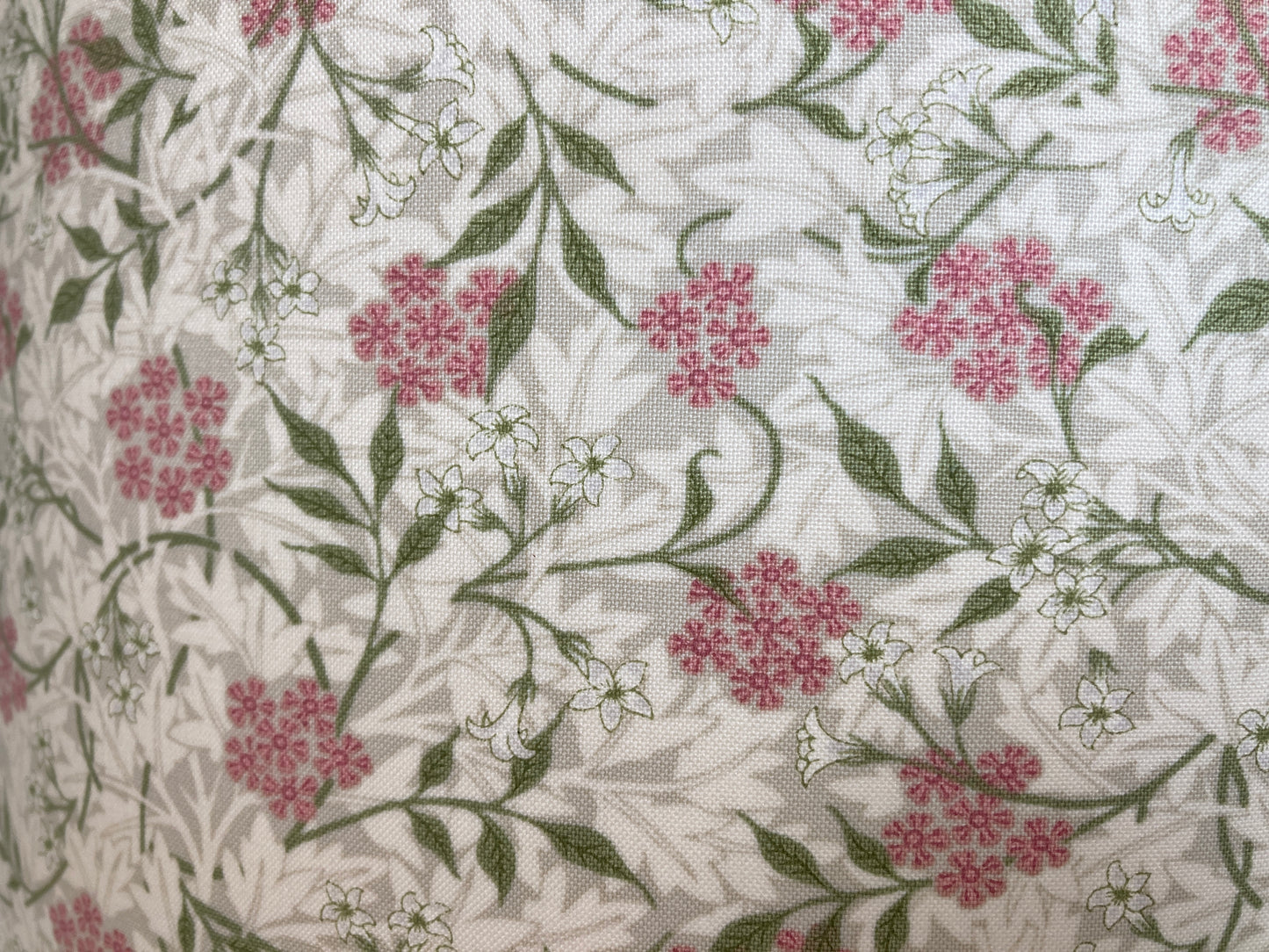 William Morris Jasmine Blush Pink Lampshade for Table or Ceiling Lamps