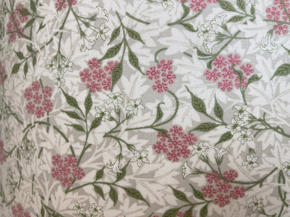 William Morris Jasmine Blush Pink Lampshade for Table or Ceiling Lamps