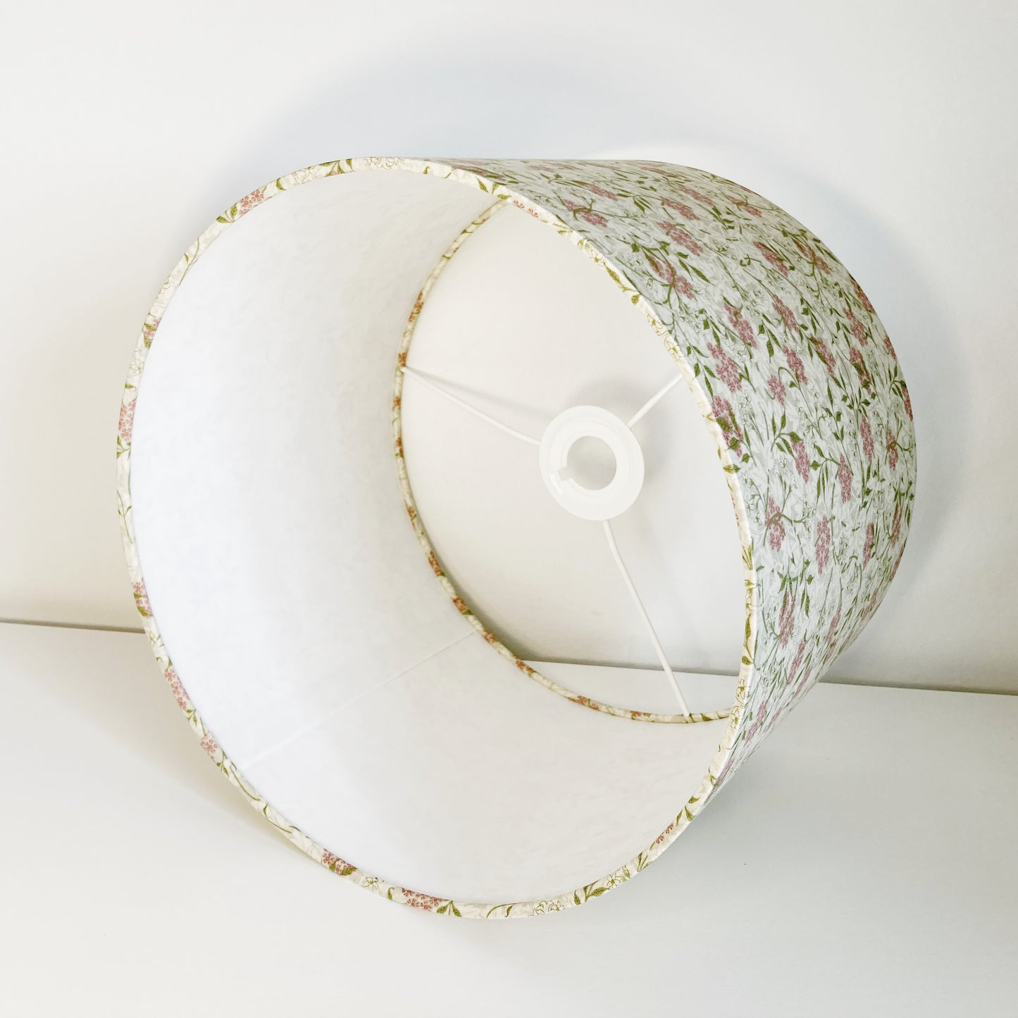 William Morris Jasmine Blush Pink Lampshade for Table or Ceiling Lamps