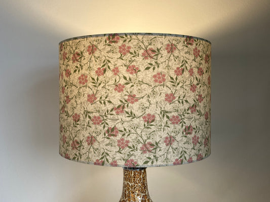 William Morris Jasmine Blush Pink Lampshade for Table or Ceiling Lamps