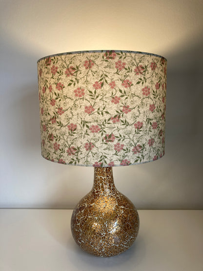 William Morris Jasmine Blush Pink Lampshade for Table or Ceiling Lamps