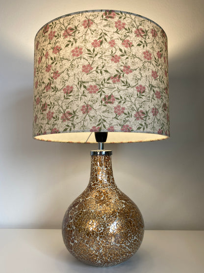 William Morris Jasmine Blush Pink Lampshade for Table or Ceiling Lamps