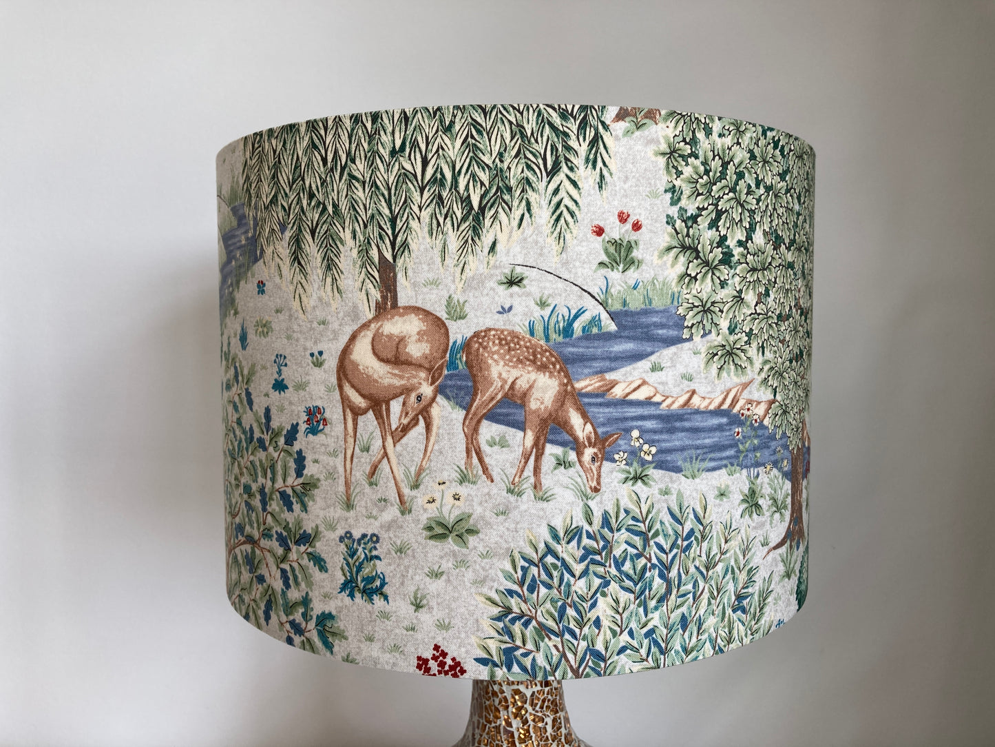 William Morris The Brook Lampshade in Natural Light Colours