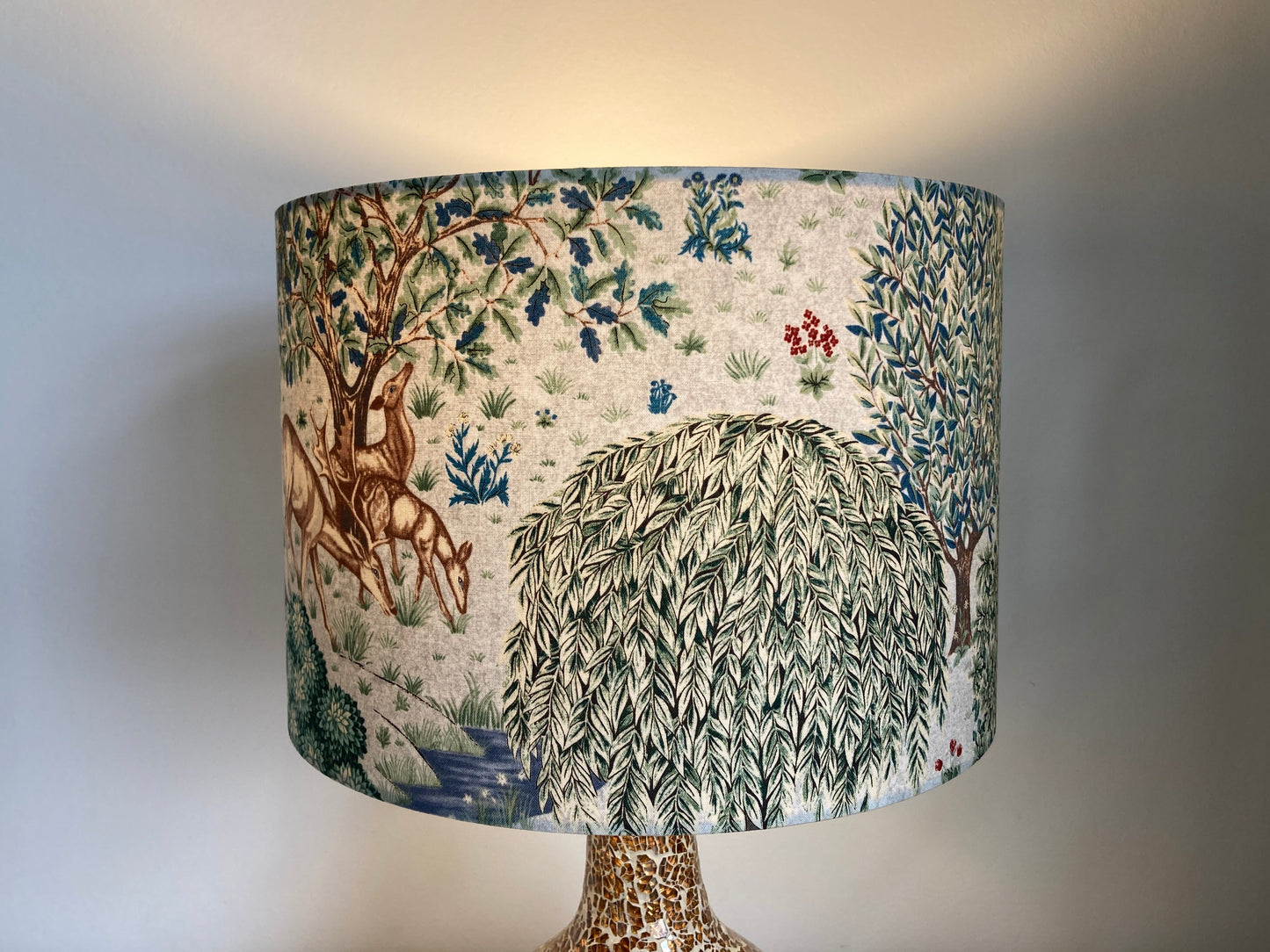 William Morris The Brook Lampshade in Natural Light Colours