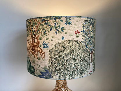 William Morris The Brook Lampshade in Natural Light Colours