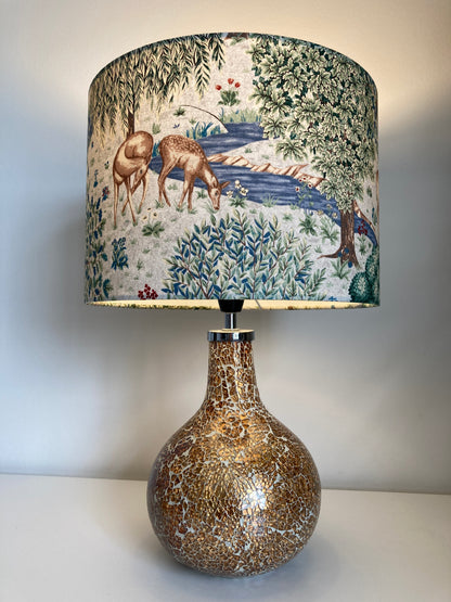 William Morris The Brook Lampshade in Natural Light Colours