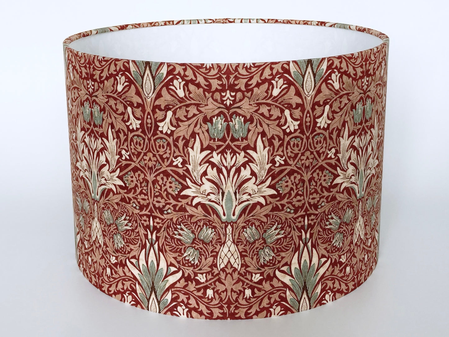 William Morris Red Snakeshead Lampshade for Table or Ceiling Lamps
