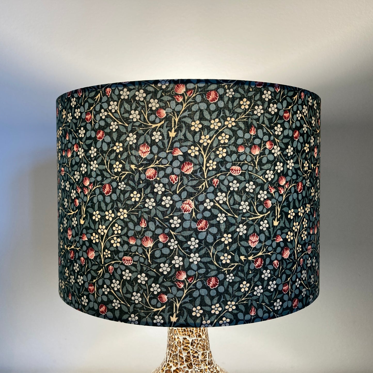 William Morris Green Clover Lampshade for Table or Ceiling Lamps