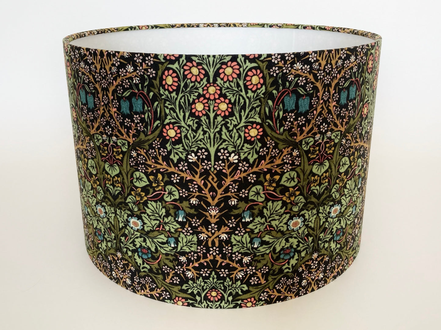 William Morris Blackthorn Fabric Lampshade for Table or Ceiling Lamps