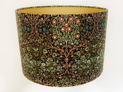 William Morris Blackthorn Fabric Lampshade for Table or Ceiling Lamps