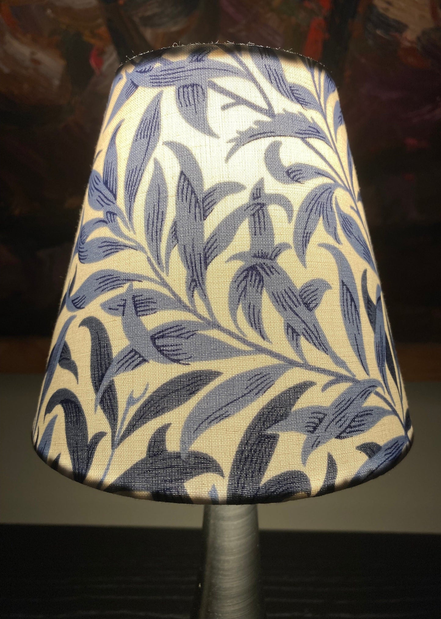 William Morris Willow Bough Fabric Candle Clip Lampshade