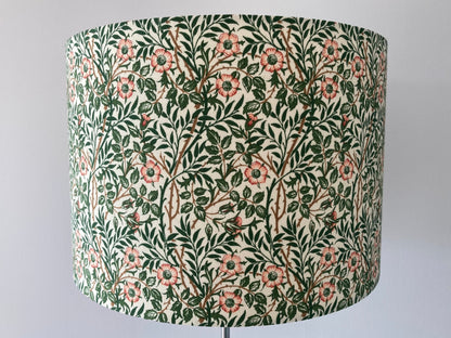 William Morris Sweet Briar Fabric Lampshade for Table or Ceiling Lamps