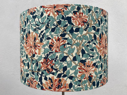 William Morris Honeysuckle Fabric Lampshade for Table or Ceiling Lamps