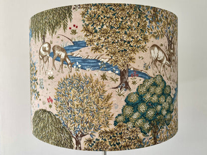 William Morris The Brook Beige Fabric Lampshade for Table or Ceiling Lamps