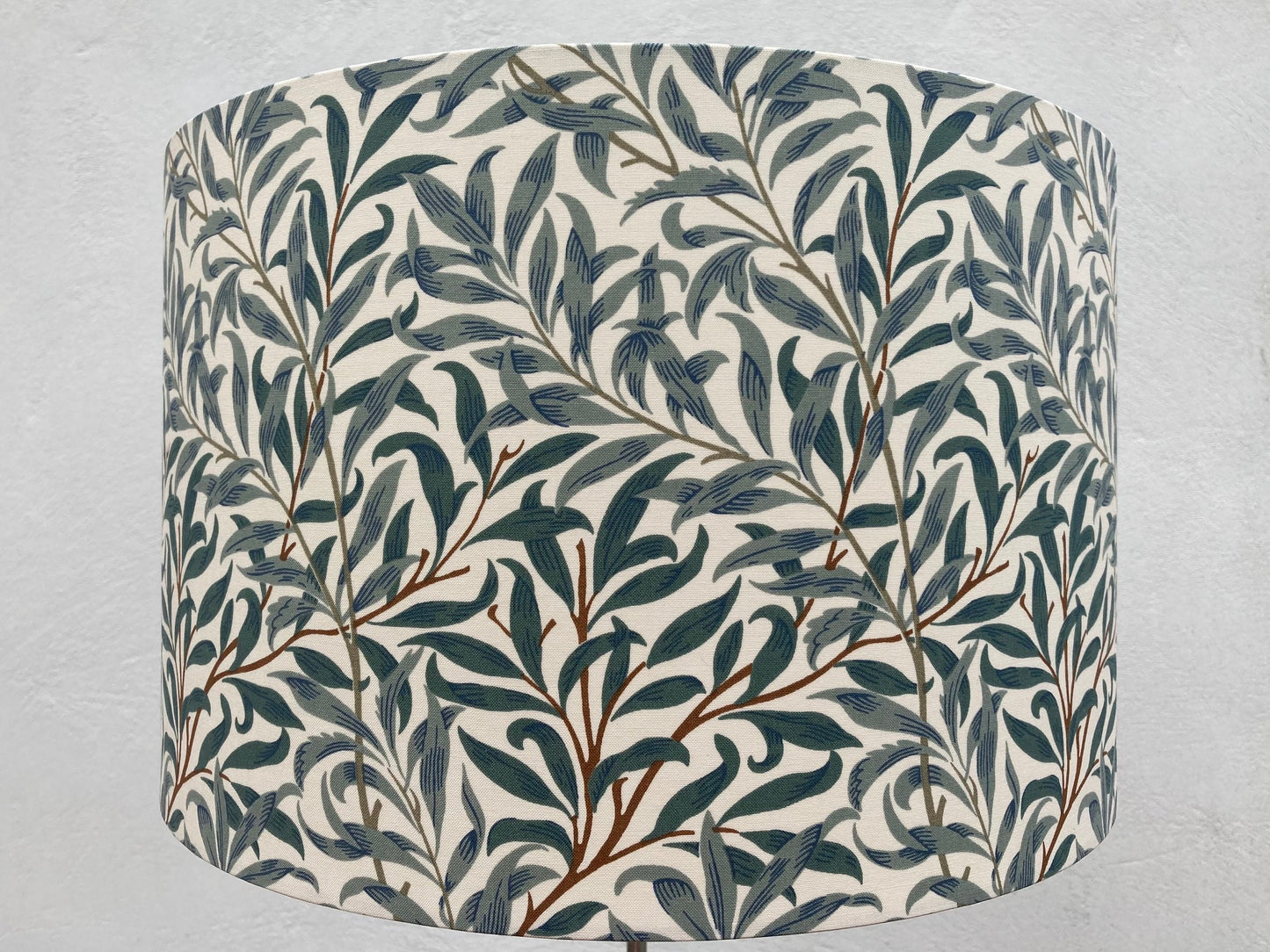 William Morris Green Willow Bough Fabric Lampshade for Table or Ceiling Lamps