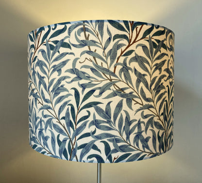 William Morris Green Willow Bough Fabric Lampshade for Table or Ceiling Lamps